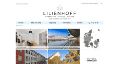 Desktop Screenshot of lilienhoff.dk